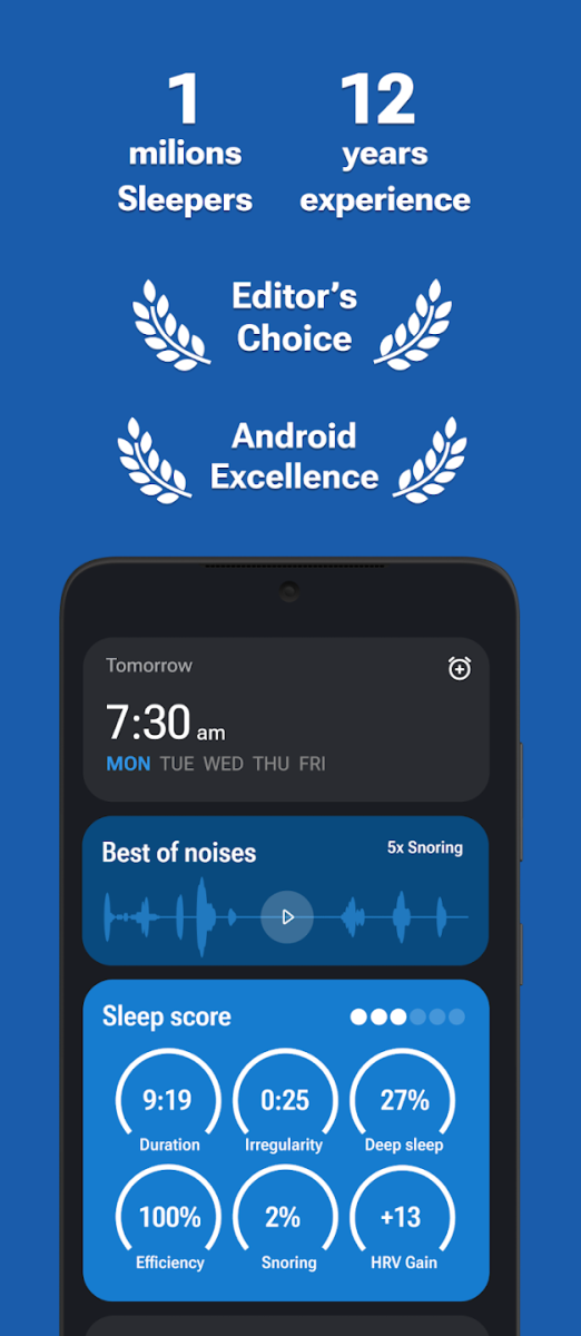 Sleep as Android: Smart alarm v20240111高级版 – 深度睡眠追踪与智能闹钟
