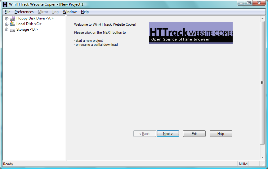 HTTrack v3.49.2中文版 – 网站克隆爬取,网页镜像本地离线浏览工具